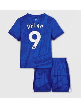 Billige Chelsea Liam Delap #9 Hjemmedraktsett Barn 2025-26 Kortermet (+ Korte bukser)